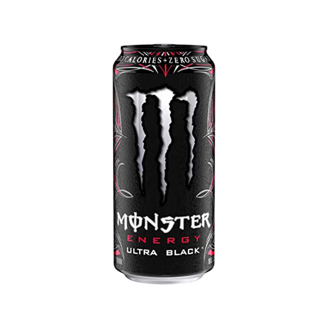 Monster Energy Ultra Black, Sugar Free Energy Drink – Laithfood.com